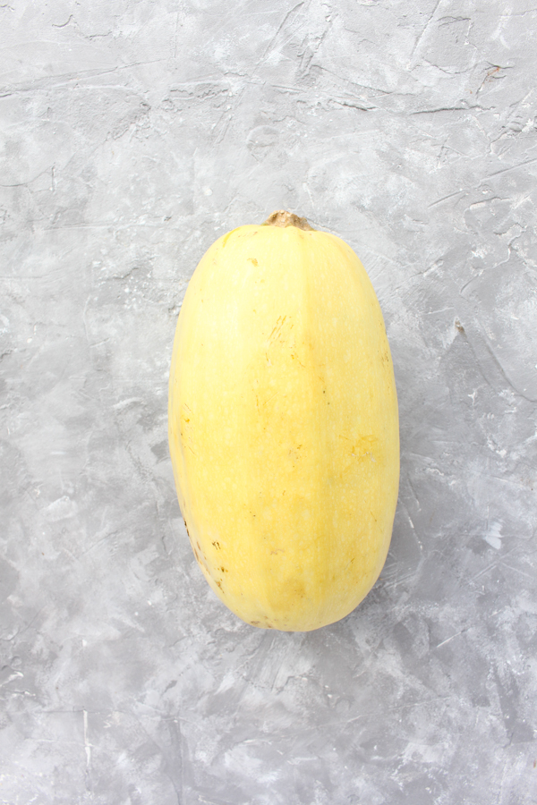 spaghetti squash on the counter.
