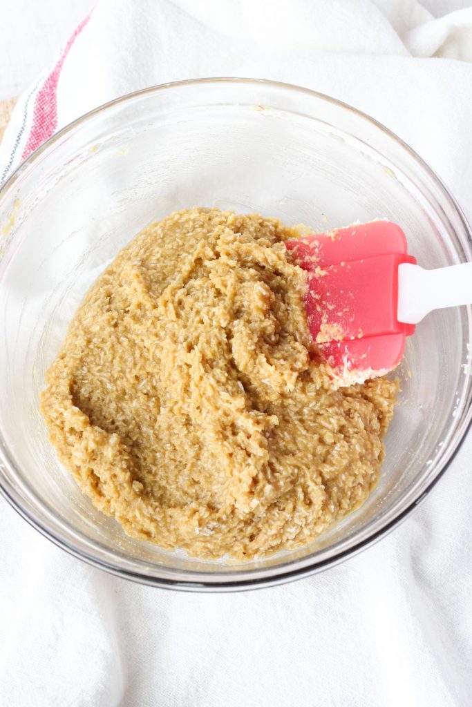 muffin dough ready to be baked.