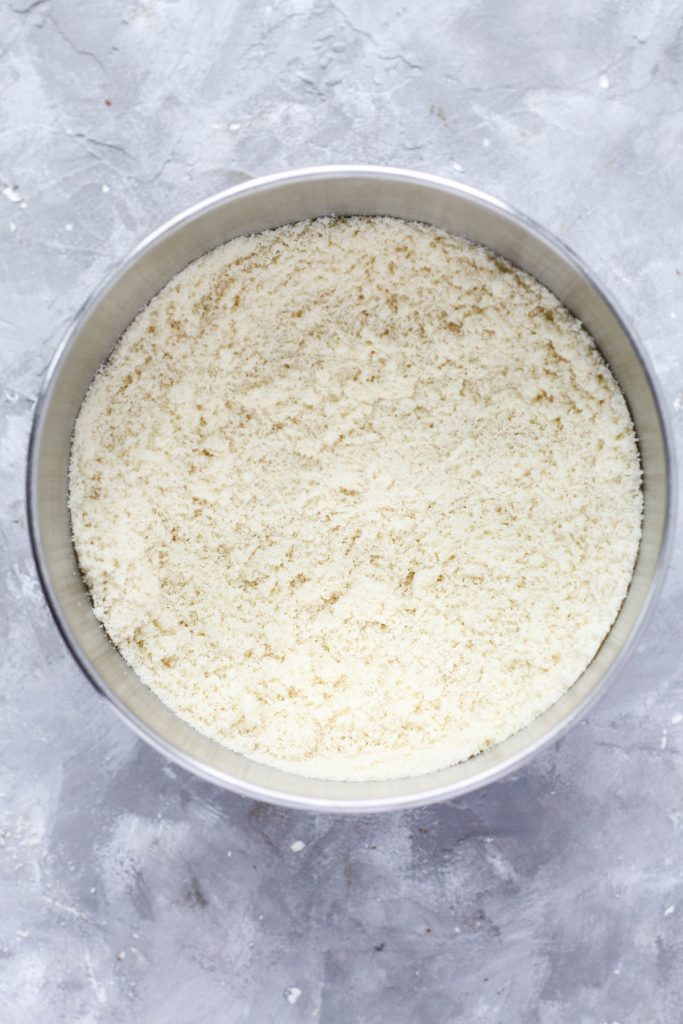 Dry ingredients in a bowl.
