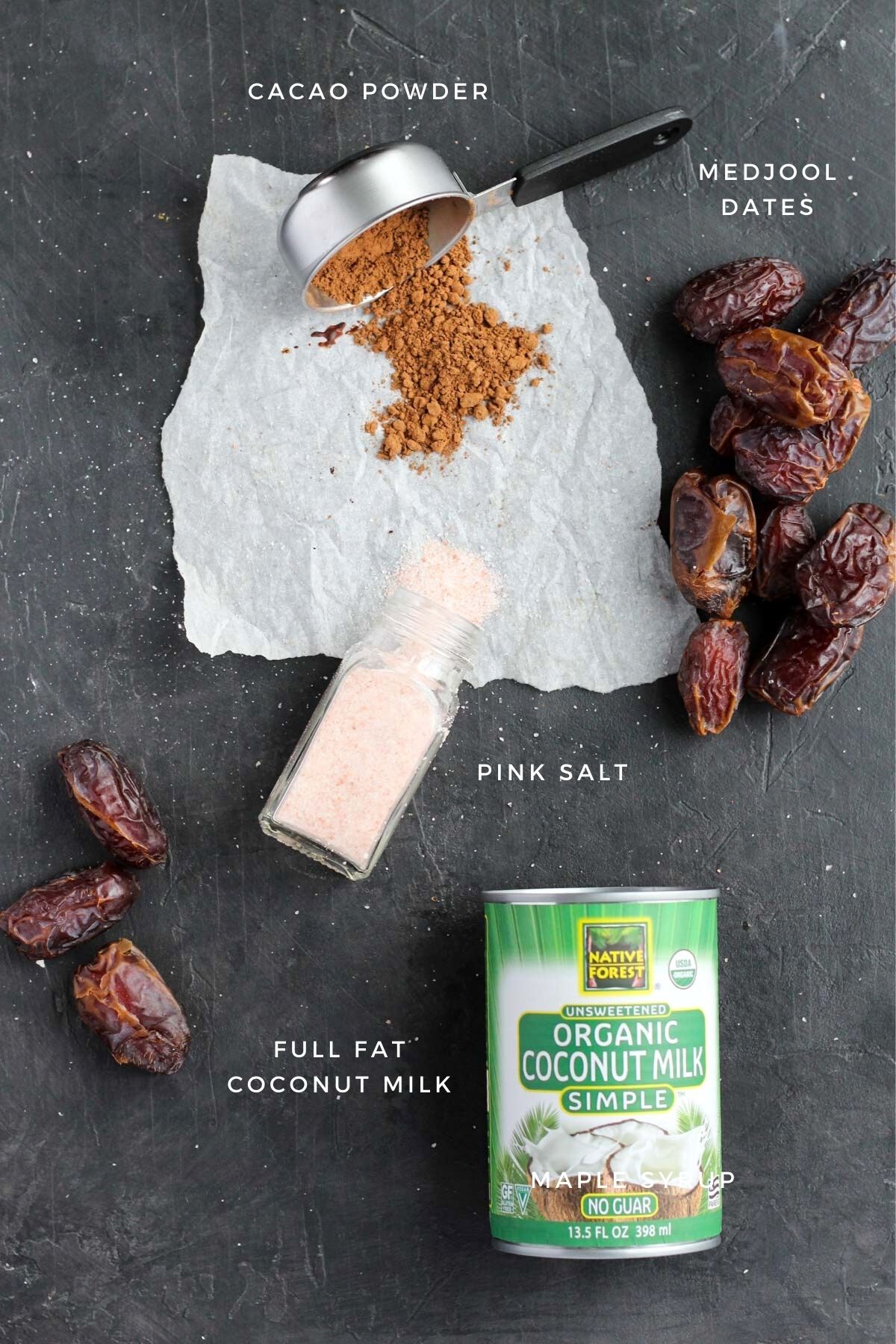 Overhead shot of ingredients for this recipe.