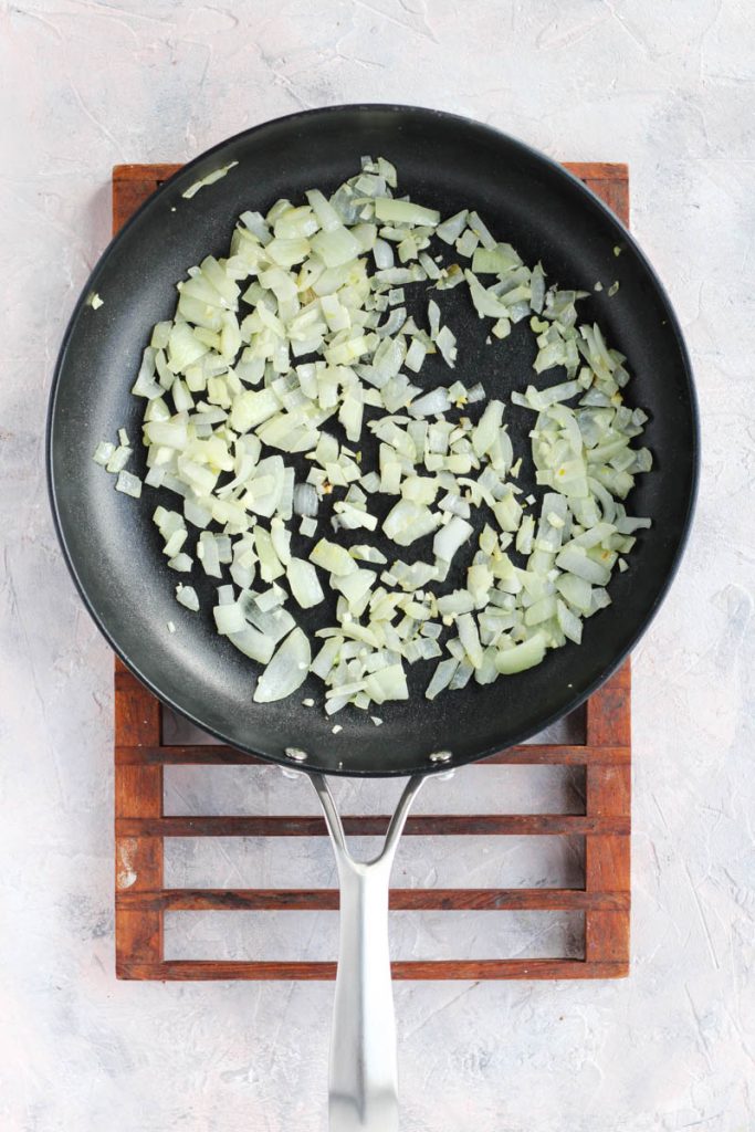 Sauteed onions and garlic.